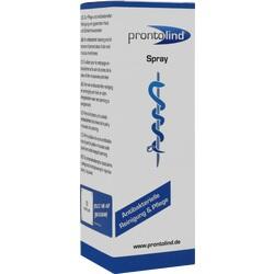 Weiße Verpackung von Prontolind Spray für antibakterielle Reinigung und Pflege.
