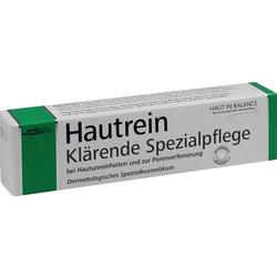 Eine Schachtel mit Hautpflegeprodukt für klare Haut gegen Unreinheiten.